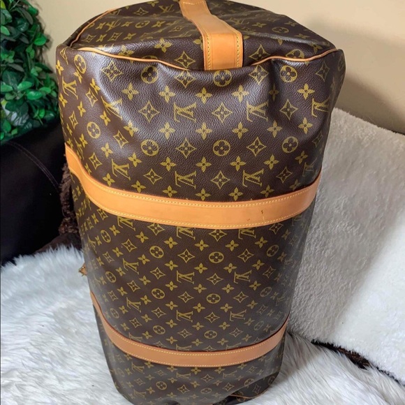 💎✨LARGE RARE✨💎 KEEPALL POLOCHON 65 Louis Vuitton TRAVEL - Picture 8 of 16